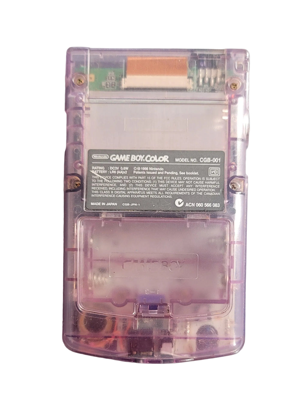 Game Boy Color Atomic Purple