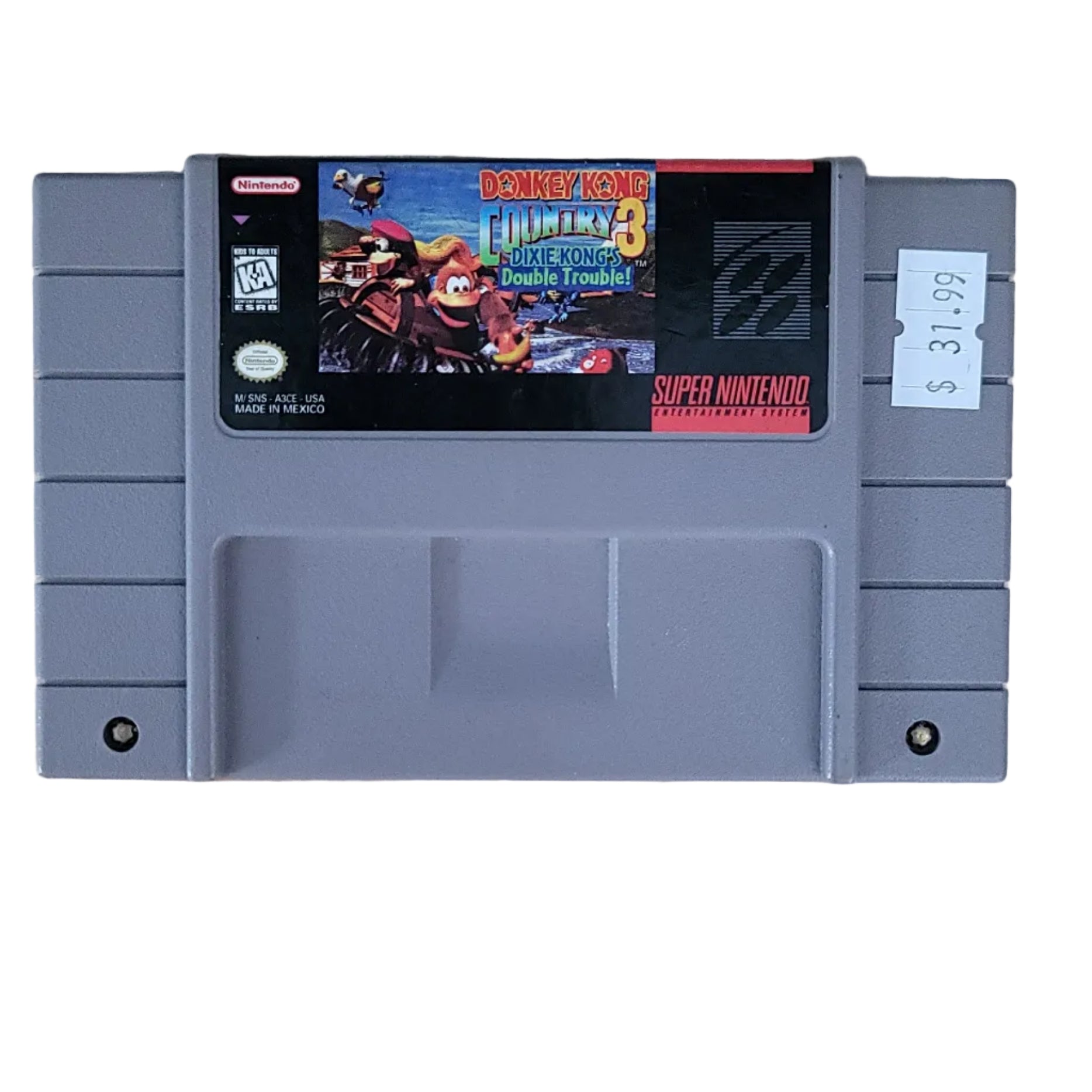 Donkey Kong Country 3 Dixie Kong's Double Trouble SNES